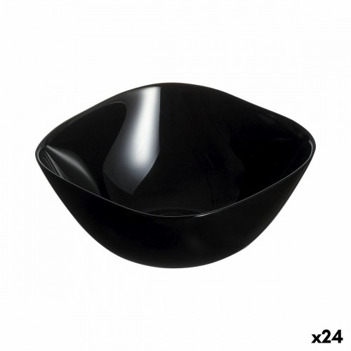 Bowl Luminarc Multiusos Black Glass Ø 14 cm Multi-use (24 Units) image 1