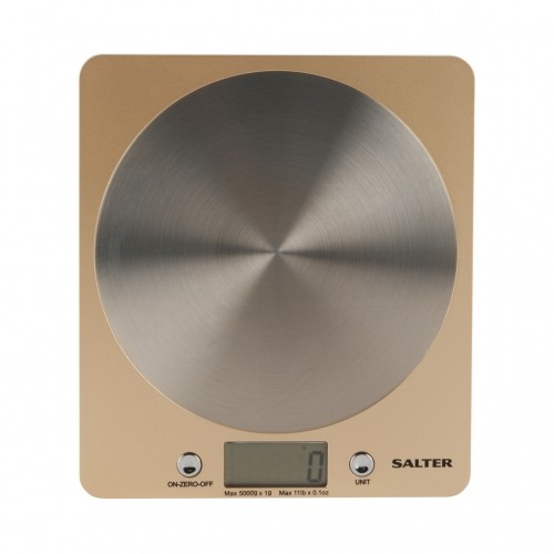 Salter 1036 OLFEU16 Olympic Disc Electronic Digital Kitchen Scales Gold image 1