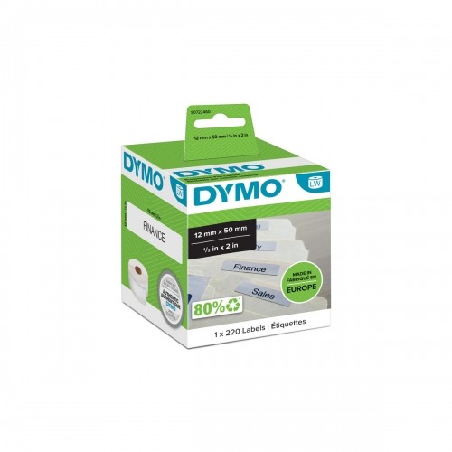 Sarakstu Birkas Dymo 99017 50 x 12 mm LabelWriter™ Balts (6 gb.) image 1