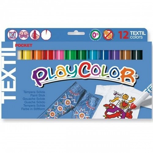 Tempera Playcolor Solid Multicolour image 1