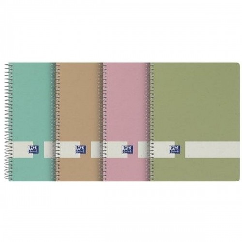 Notebook Oxford Europeanbook Multicolour 80 Sheets A5 5 Pieces image 1