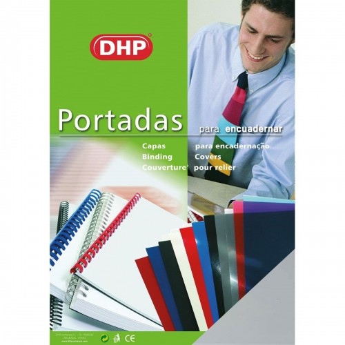Binding covers DHP Transparent A4 PVC 100 Pieces image 1