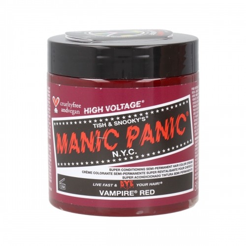 Daļēji Pastāvīga Krāsviela Manic Panic Panic High Sarkans Vegāns (237 ml) image 1