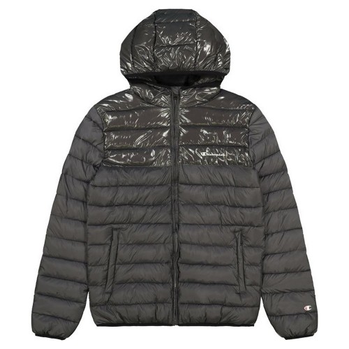 Windcheater Jacket Champion Hooded Grey image 1