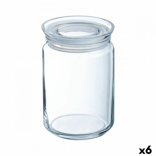 Burka Luminarc Pav Caurspīdīgs Silikona Stikls (750 ml) (6 gb.) image 1