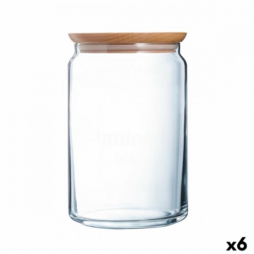 Jar Luminarc Pav Transparent Glass (2 L) (6 Units) image 1