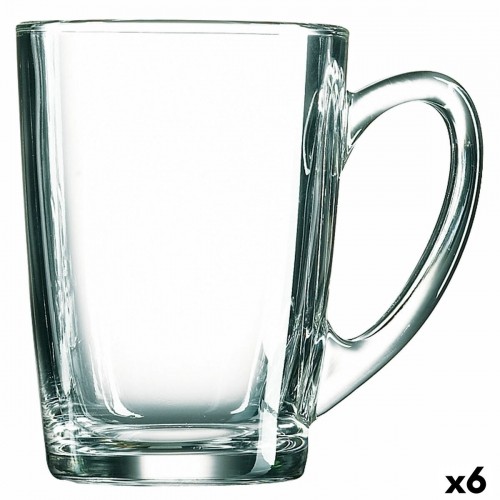 Чашка Luminarc New Morning Brokastis Caurspīdīgs Stikls (320 ml) (6 gb.) image 1