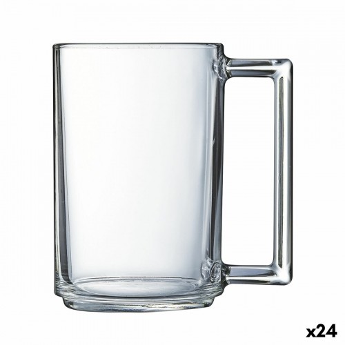 Cup Luminarc À La Bonne Heure Transparent Breakfast Glass (250 ml) (24 Units) image 1