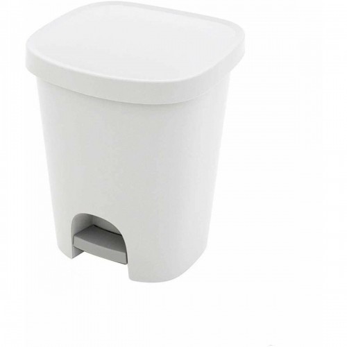 Pedal bin White Rectangular 25 L image 1