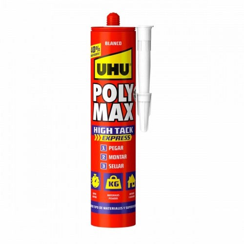 Герметик / Клей UHU 7000131 Poly Max High Tack Express Белый 440 g image 1