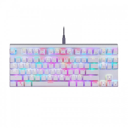 Mechanical gaming keyboard Motospeed CK101 RGB (white) image 1