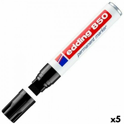 Permanent marker Edding 850 Black (5 Units) image 1