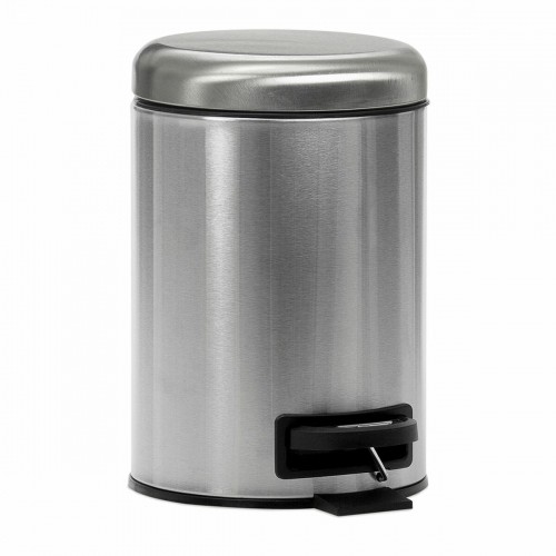 Pedal bin Andrea House Metal Silver 3 L (Ø 17,5 x 23 cm) image 1