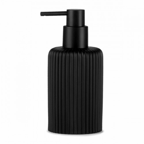 Soap Dispenser Andrea House Matt Black Resin (Ø 7 x 16 cm) (270 ml) image 1