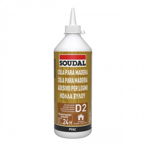 Instant Glue Soudal 117835 Wood White 750 gr image 1