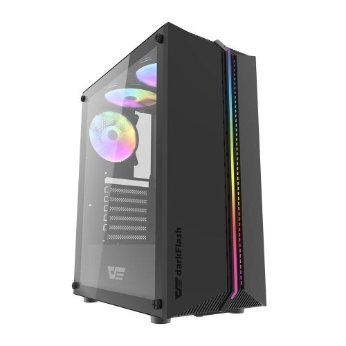 Darkflash DK151 computer case LED with 3 fan (black) image 1