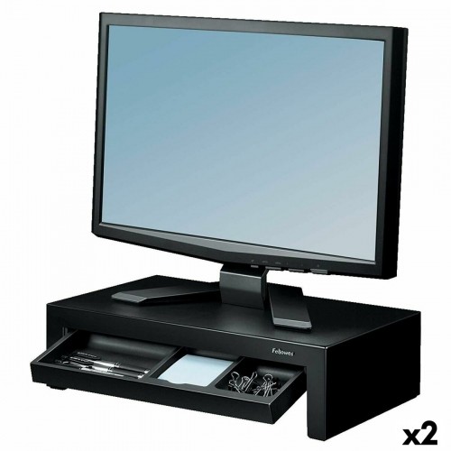 Raiser Fellowes Designer Suites Monitor Black 2 Units image 1