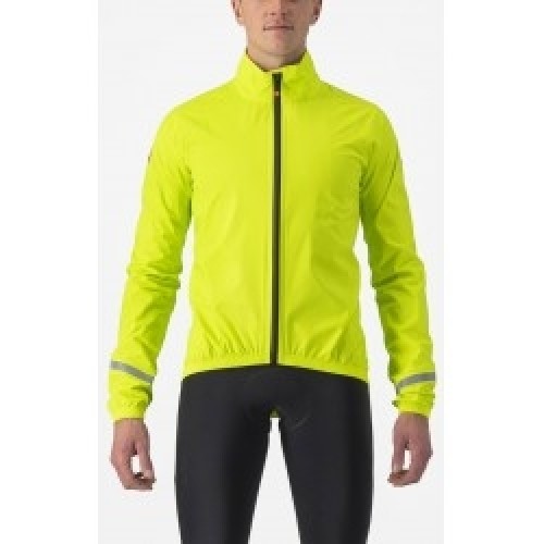 Castelli Velo jaka EMERGENCY 2 Rain Jacket M Electric Lime image 1