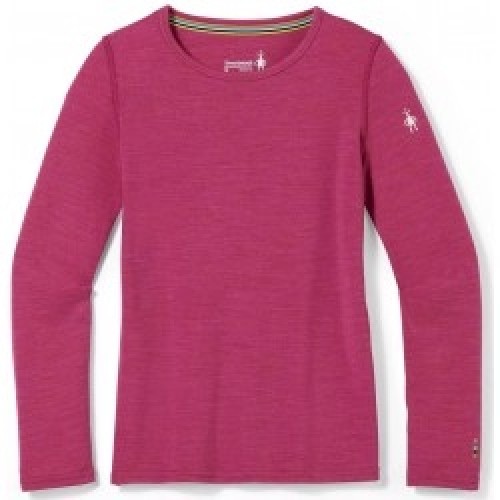 Smartwool Termo krekls Kids Classic Thermal Merino Base Layer Crew XS Festive Fuchsia Heater image 1