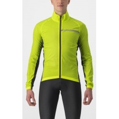 Castelli Velo jaka SQUADRA Strech Jacket L Electric Lime/Dark Gray image 1