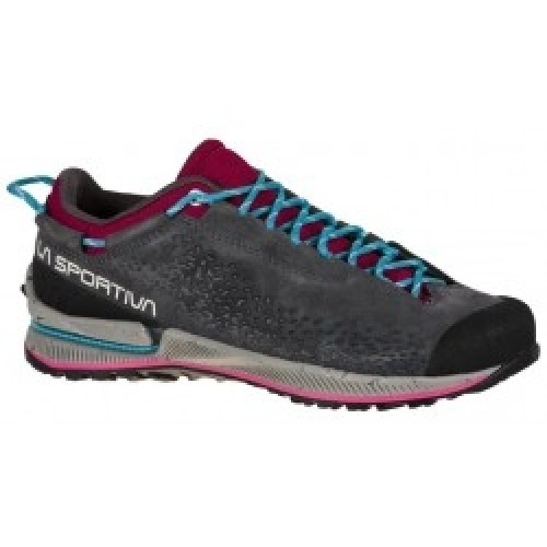 La Sportiva Apavi TX2 EVO Lather Woman 41.5 Carbon/Red Plum image 1