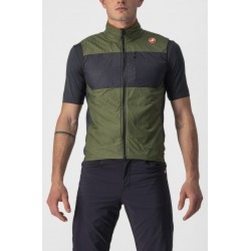 Castelli Velo veste UNLIMITED PUFFY Vest XL Light Military Green/Dark Gray image 1