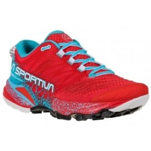 La Sportiva Apavi AKASHA II Woman 39.5 Hibiscus/Malibu Blue image 1