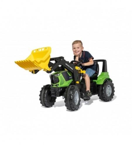 Rolly Toys Трактор педальный с ковшом rollyFarmtrac Premium II Deutz 8280 TTV (3-8 лет) Германия 730087 image 1