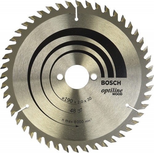 Bosch circular saw blade Optiline Wood, O 190mm, 48Z image 1