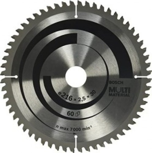 Bosch Powertools circular saw blade Multi Material B 216x30-60 - 2608640446 image 1