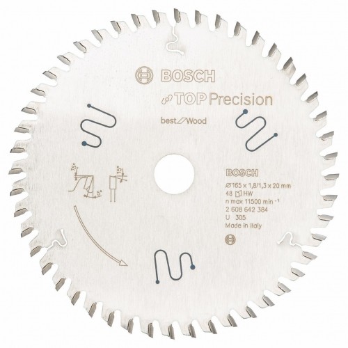 Bosch Circular Saw Blade Top Precision 165x20 image 1