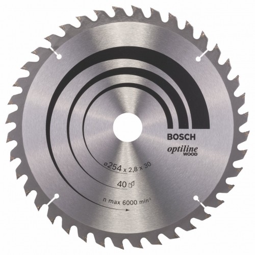 Bosch Circular Saw Blade Optiline 254x30 image 1