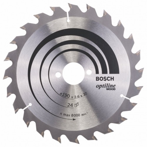 Bosch Circular Saw Blade Optiline 190x30 image 1