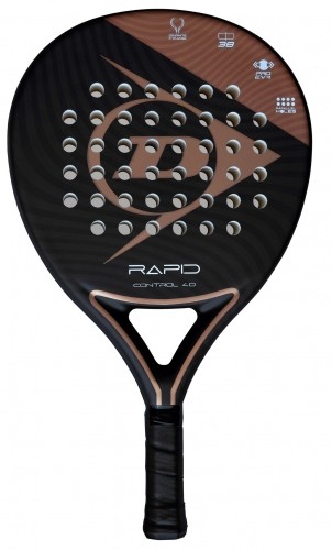 Padel tennis racket DUNLOP RAPID CONTROL 4.0 360g Round Pro-EVA beginner black/silver image 1