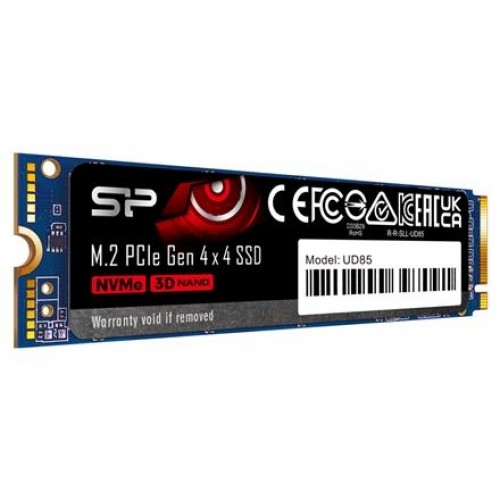 Silicon Power SSD UD85  1000 GB, SSD form factor M.2 2280, SSD interface PCIe Gen4x4, Write speed 2800 MB/s, Read speed 3600 MB/s image 1