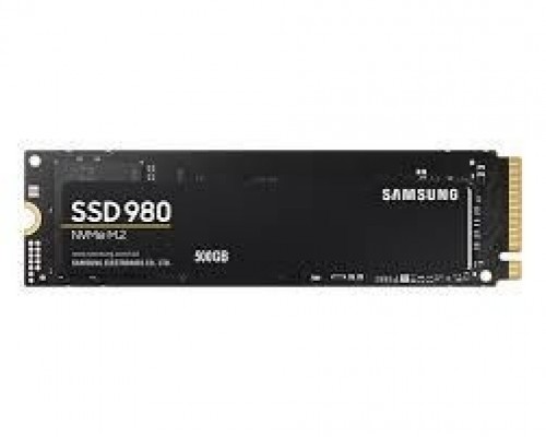 Samsung  
         
       SSD||980|500GB|M.2|PCIE|NVMe|MLC|Write speed 2600 MBytes/sec|Read speed 3100 MBytes/sec|2.38mm|TBW 300 TB|MTBF 1500000 hours|MZ-V8V500BW image 1