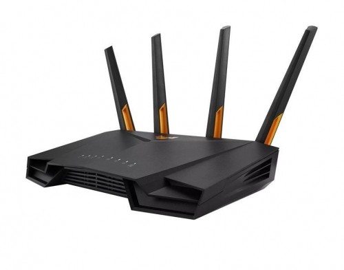 Asus  
         
       Wireless Router||Wireless Router|4200 Mbps|Mesh|Wi-Fi 5|Wi-Fi 6|IEEE 802.11n|USB 3.2|1 WAN|4x10/100/1000M|Number of antennas 4|TUFGAMINGAX4200 image 1