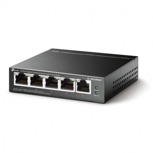 TP-Link  
         
       Switch||TL-SG1005LP|Desktop/pedestal|5x10Base-T / 100Base-TX / 1000Base-T|PoE ports 1|TL-SG1005LP image 1