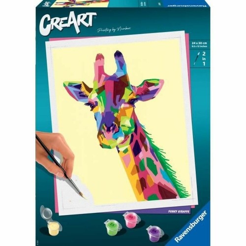 Рисунки для рисования Ravensburger CreArt Large Giraffe 24 x 30 cm image 1
