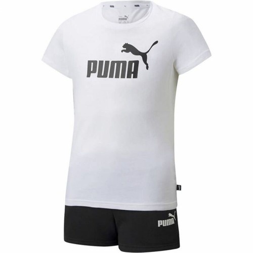 Bērnu Sporta Tērps Puma Logo Tee Balts image 1