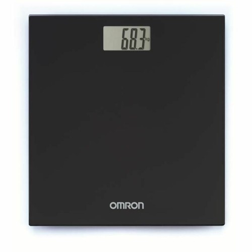Цифровые весы для ванной Omron 29 x 27 x 2,2 cm Чёрный Cтекло image 1