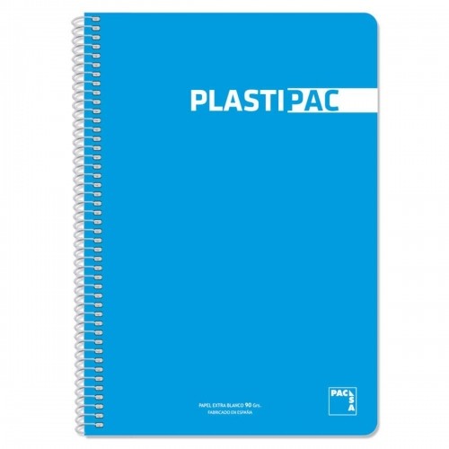 Notebook Pacsa Plastipac Turquoise Din A4 5 Pieces 80 Sheets image 1