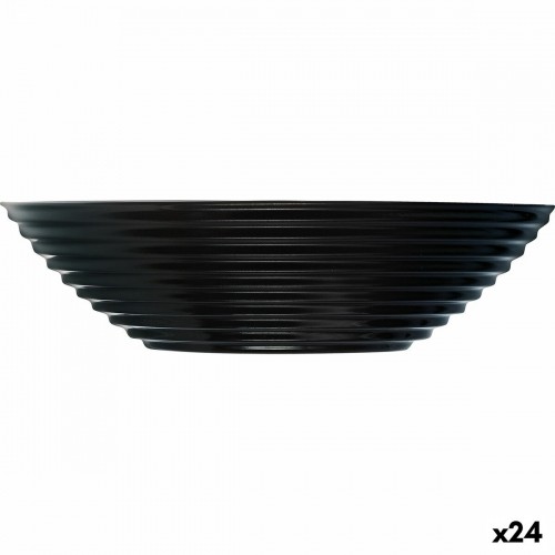 Bļoda Luminarc Harena Zupa 20 cm Melns Stikls (24 gb.) image 1