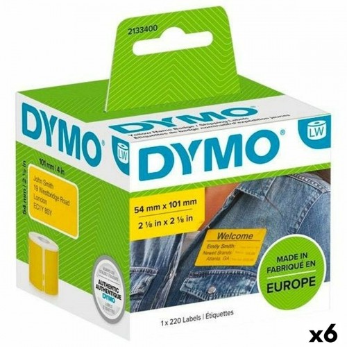 Рулон этикеток Dymo Label Writer 54 x 7 mm Жёлтый 220 Предметы (6 штук) image 1