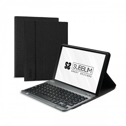 Case for Tablet and Keyboard Subblim LENOVO TAB M10 PLUS 3ª GEN Black 10,6" image 1