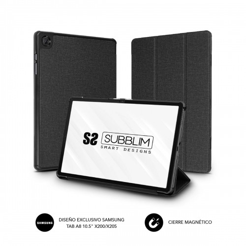 Чехол для планшета Subblim TAB A8 X200/X205 Чёрный 10,5" image 1