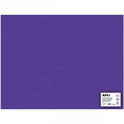 Картонная бумага Apli Фиолетовый 50 x 65 cm (25 штук) image 1