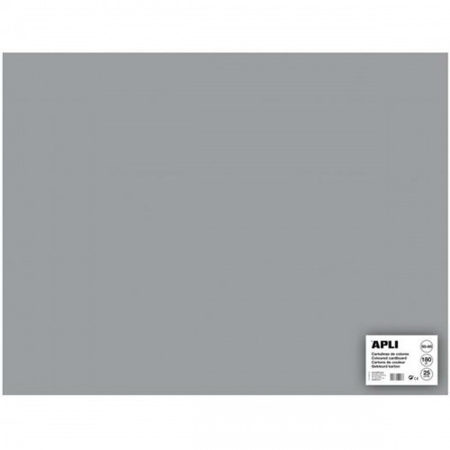 Картонная бумага Apli Серый 50 x 65 cm (25 штук) image 1