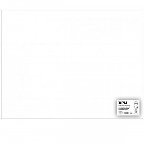 Картонная бумага Apli Белый 50 x 65 cm (25 штук) image 1