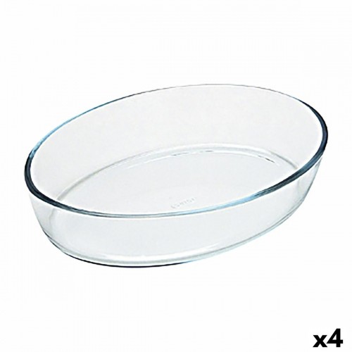 Форма для выпечки Pyrex Classic овальная 40 x 28 x 7 cm Прозрачный Cтекло (4 штук) image 1